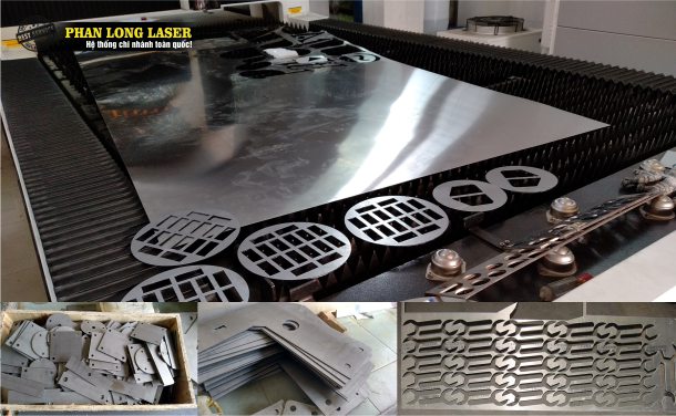 Xưởng cắt laser Inox làm khuôn mẫu, cắt laser inox làm khuôn bế và đục lỗ trên inox bằng máy cắt laser giá rẻ