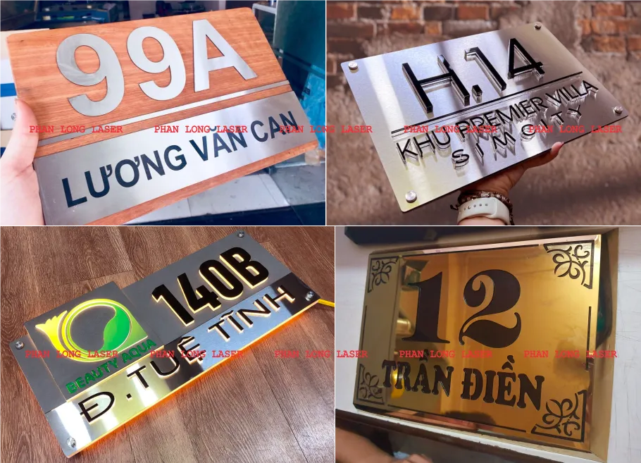 Làm biển bảng số nhà theo yêu cầu bằng nhiều chất liệu lấy nhanh lấy liền chỉ trong 5-10 phút Làm biển bảng số nhà theo yêu cầu tại Cần Thơ, Cà Mau, Kiên Giang, Bạc Liêu, An Giang, Tiền Giang, Sóc Trăng, Trà Vinh, Đồng Tháp, Bến Tre, Tây Ninh, Vĩnh Long