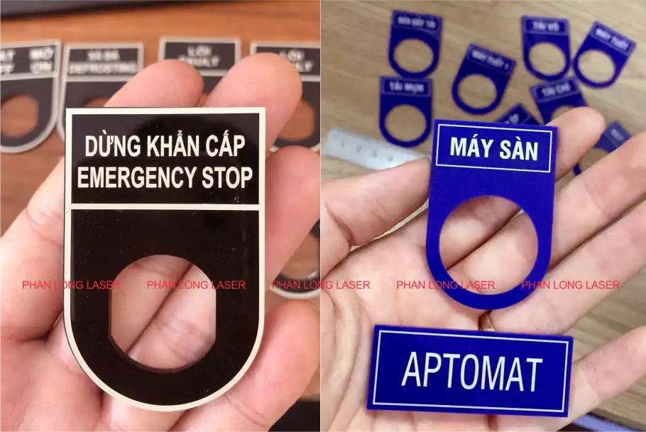 Làm tem nhãn mác tủ điện bằng nhựa mica acrylic tại Thanh Xuân, Cầu Giấy, Hoàng Mai, Thanh Trì, Long Biên, Hoàn Kiếm, Đống Đa, Hai Bà Trưng, Hoàng Mai, Từ Liêm, Tây Hồ, Hà Đông Hà Nội